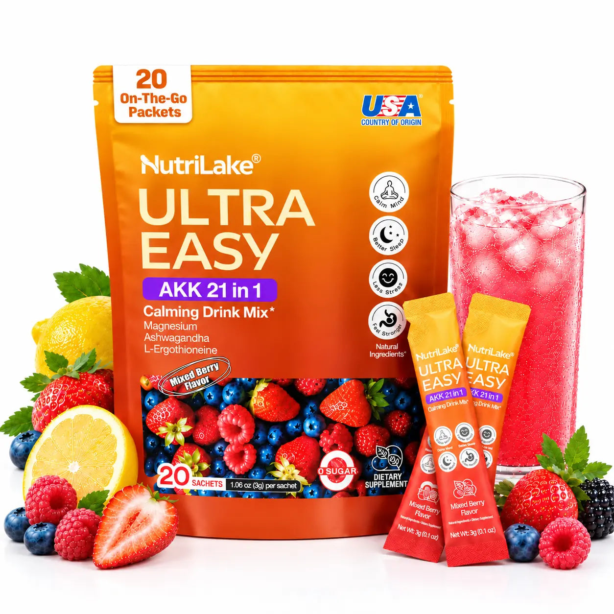 NutriLake® Ultra Easy 21-in-1 AKK Compound Probiotic Powder