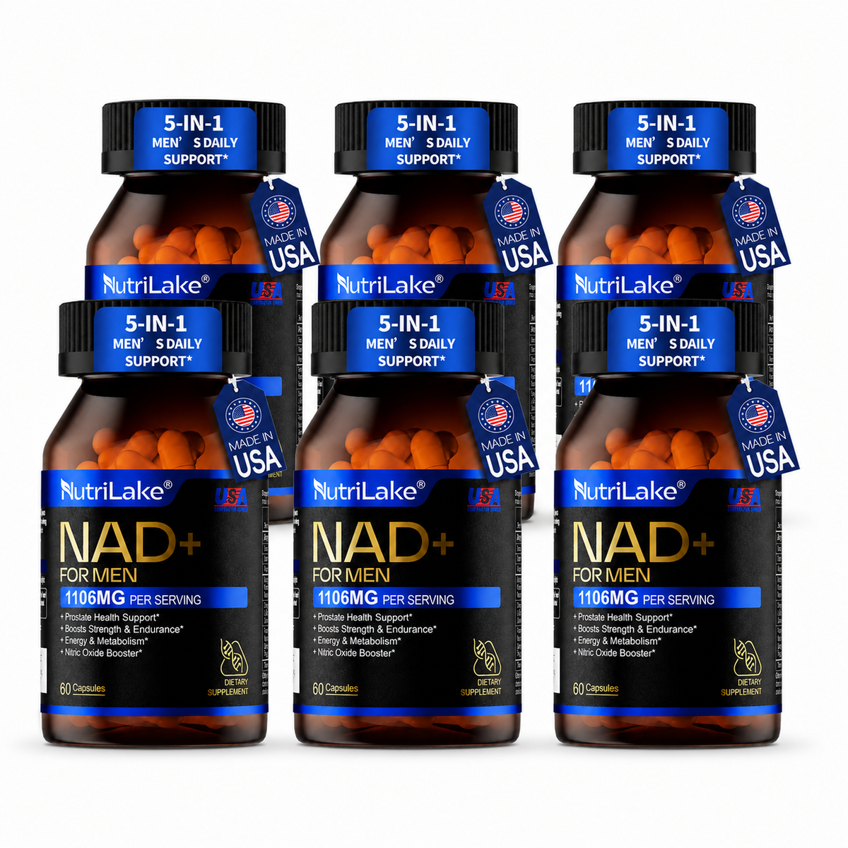 NutriLake® NAD+ FOR MEN | Advanced Recovery & Vitality Formula