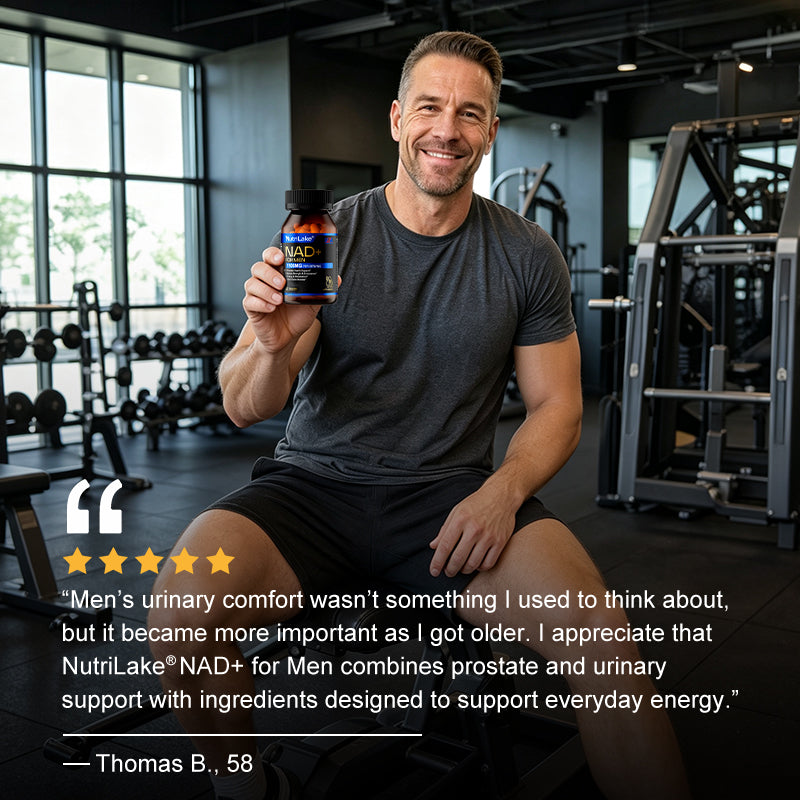 NutriLake® NAD+ FOR MEN | Daily Vitality & Prostate Support Formula