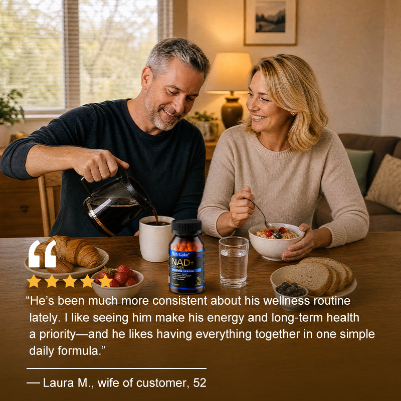 NutriLake® NAD+ FOR MEN | Daily Vitality & Prostate Support Formula