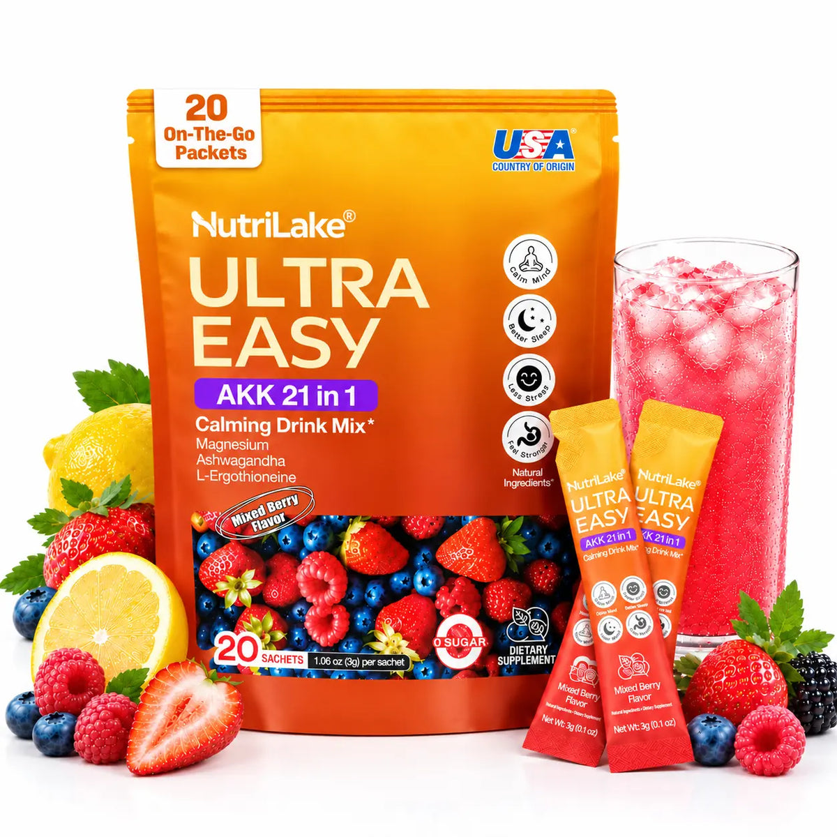 NutriLake® 21-in-1 AKK Compound Probiotic Powder