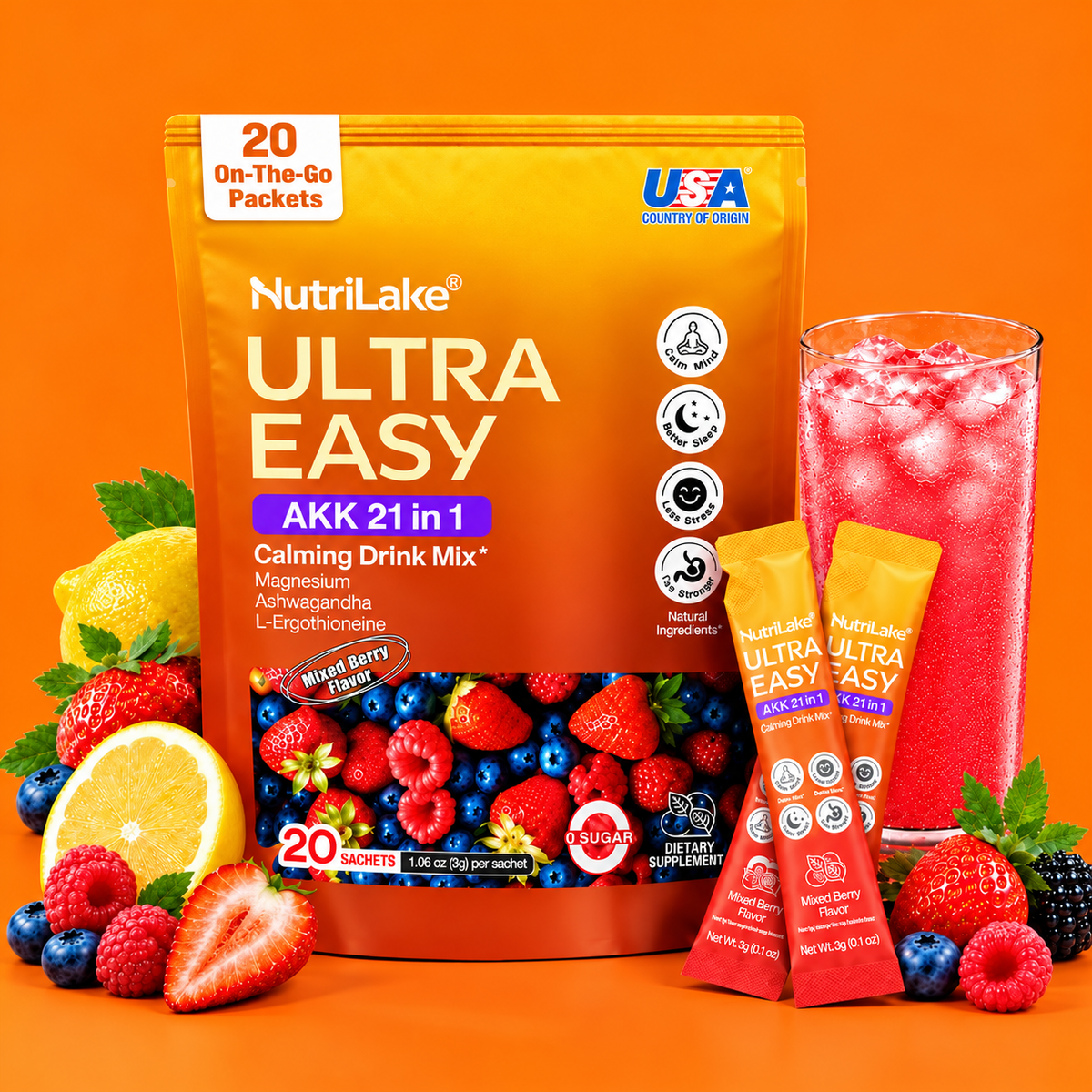NutriLake® Ultra Easy 21-in-1 AKK Compound Probiotic Powder
